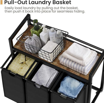 Laundry Hamper, Laundry Basket, Laundry Sorter - Image 5