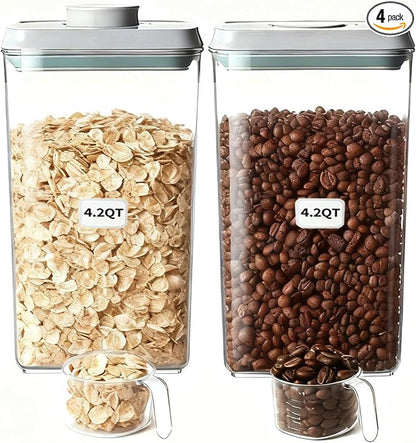Pop Food Storage Containers Set Large Airtight Food Storage Containers by Unknown