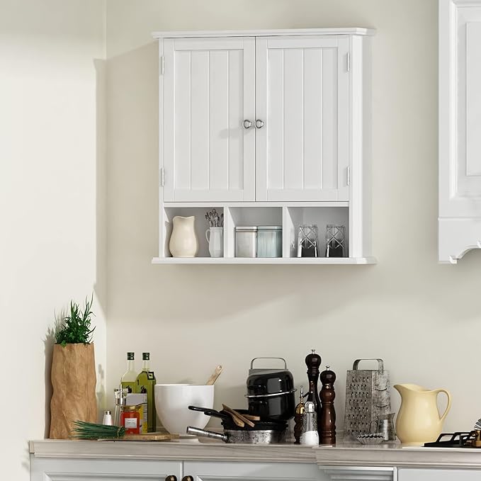 ChooChoo Bathroom Cabinet Wall Mounted 2-Door - Image 6