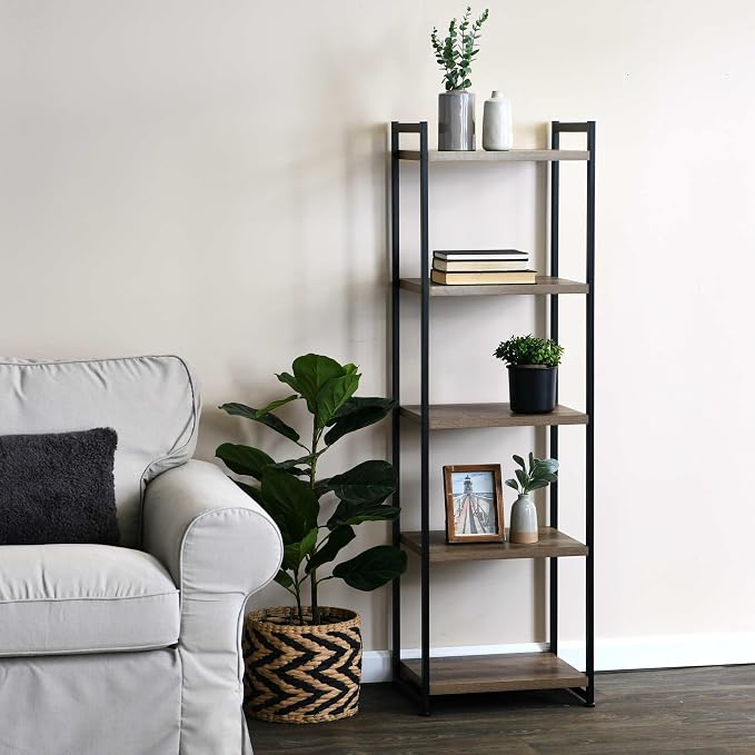 Household Essentials 5 Tier Storage Tower Metal - Image 4