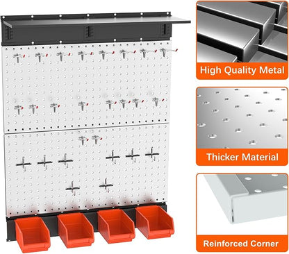 TORACK 69PCS Metal Pegboard - Image 4