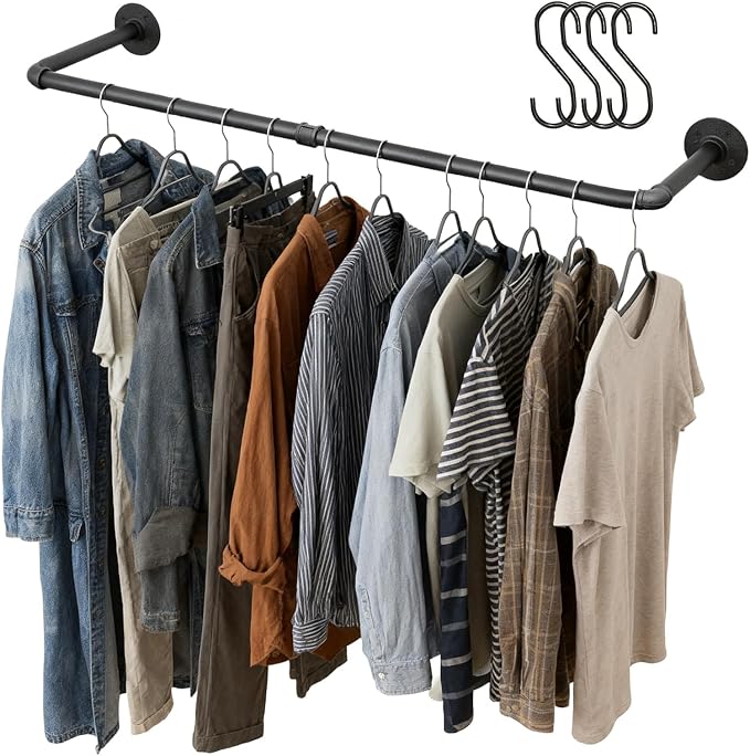 Wall Mounted Clothes Rack 38.5 Inch by Aailitefa