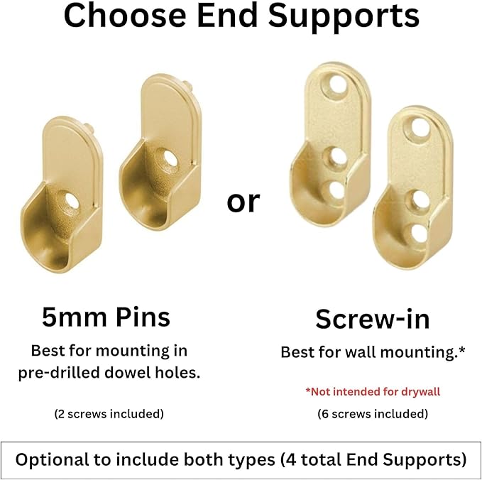 Custom cut to size oval closet rod - Image 3