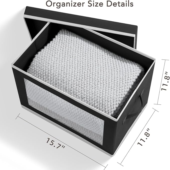 Homsorout Storage Boxes with Lids - Image 4