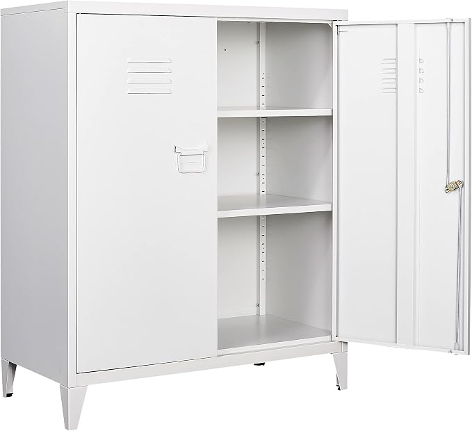 SISESOL White Metal Cabinet by SISESOL