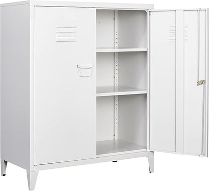 SISESOL White Metal Cabinet by SISESOL