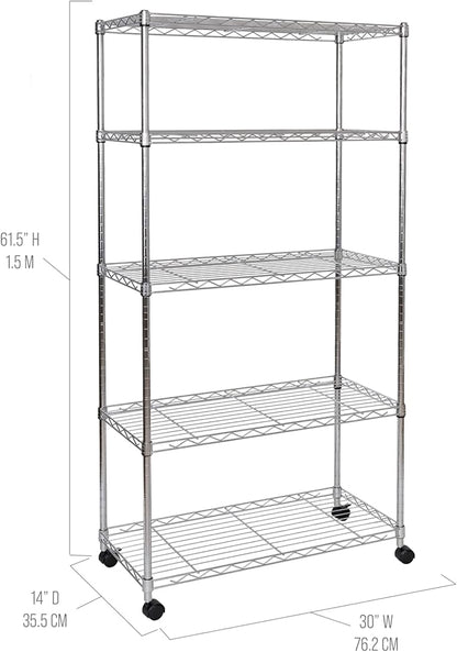 5-Tier Steel Wire Shelving - Image 3