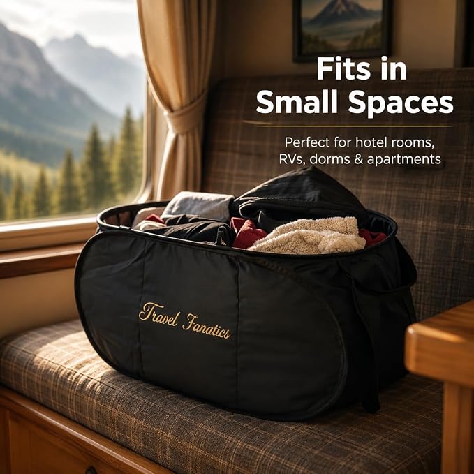 Travel Fanatics Collapsible Laundry Basket - Image 6