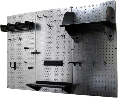 Wall Control Pegboard Organizer 4 ft. Metal Pegboard Standard Tool Storage Kit - Image 3