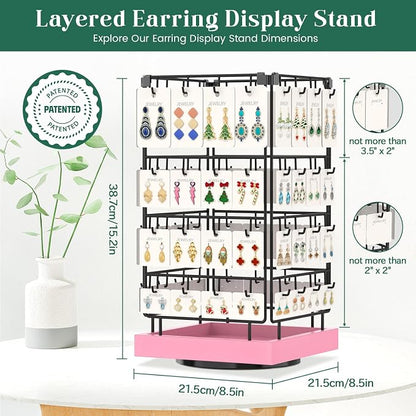 EsLuker.ly Rotating Earring Display Holder Stand - Image 5