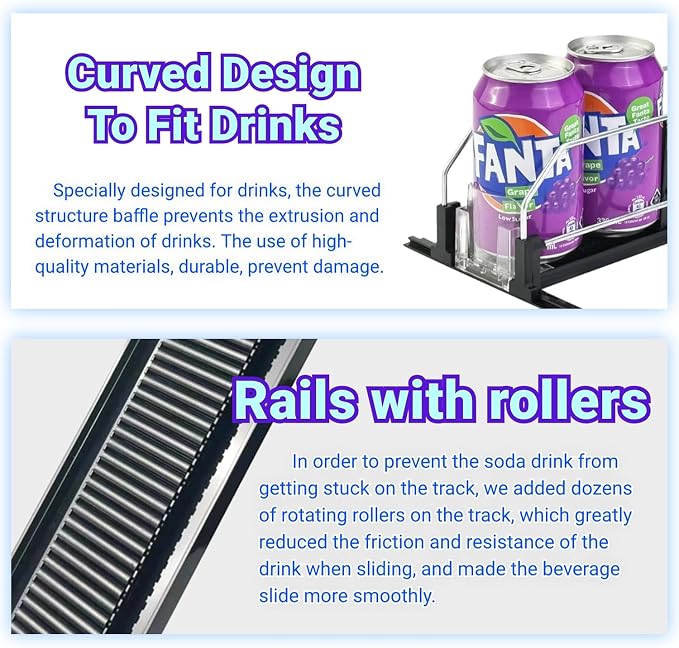 Drink Organizer for Fridge, 12oz 16oz 20oz - Image 4