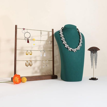 GemeShou Walnut earrings display stand - Image 9