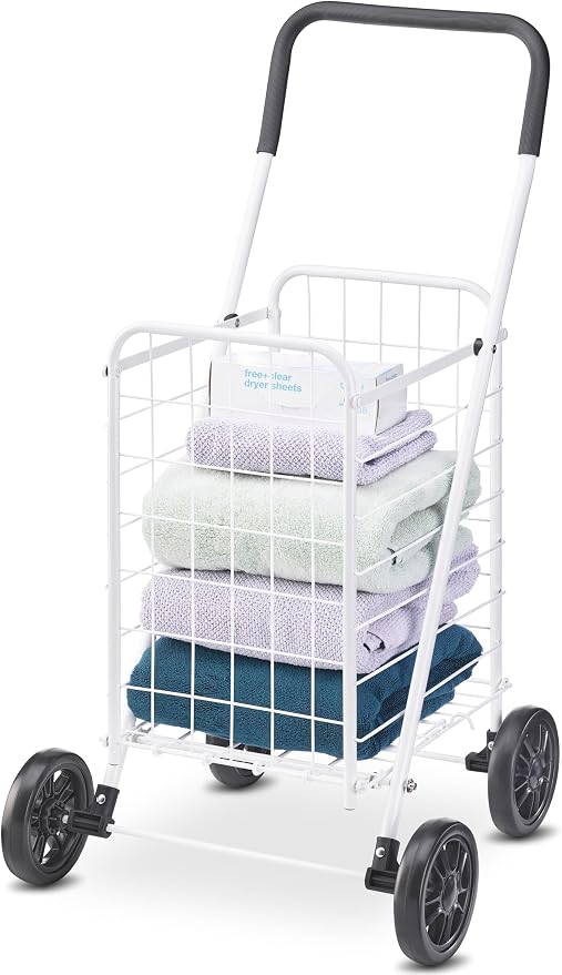 Whitmor Folding Utility Shopping Cart - Image 3