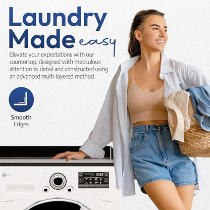 OfficeSimpli Large Washer Dryer Countertop 30 x 58 - Image 7