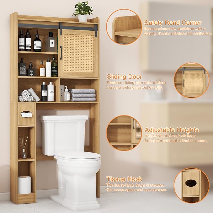 Vabches Over The Toilet Storage Cabinet - Image 5