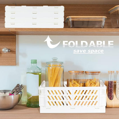 Tixill 2-Pack Mini Foldable Plastic Baskets - Image 3
