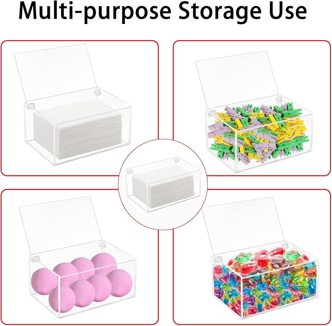 Acrylic Laundry Dryer Sheet Holder - Image 5