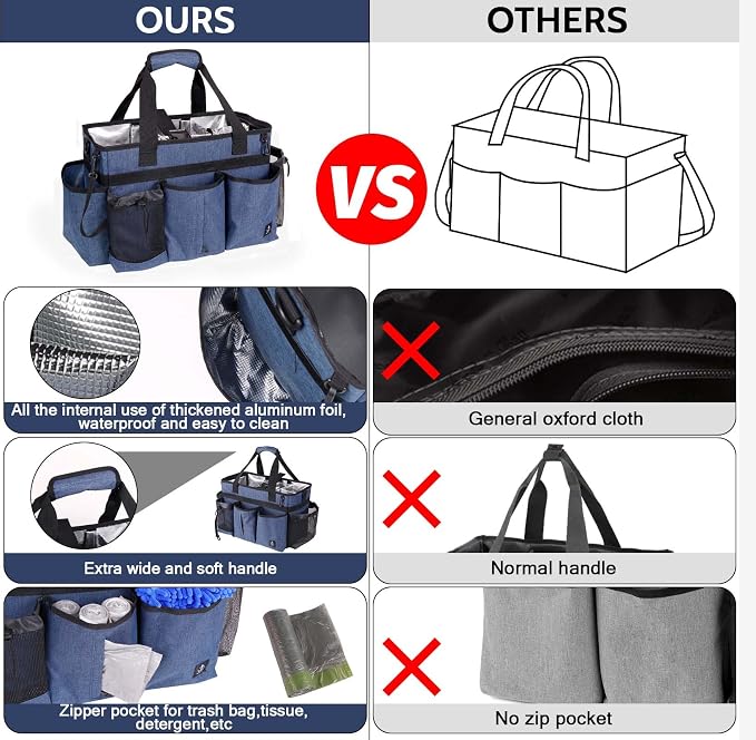 Large Wearable Cleaning Caddy Bag - Image 3