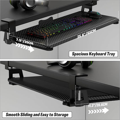 ERGOMAKER Keyboard Tray Under Desk, Pull Out Keyboard Tray - Image 3