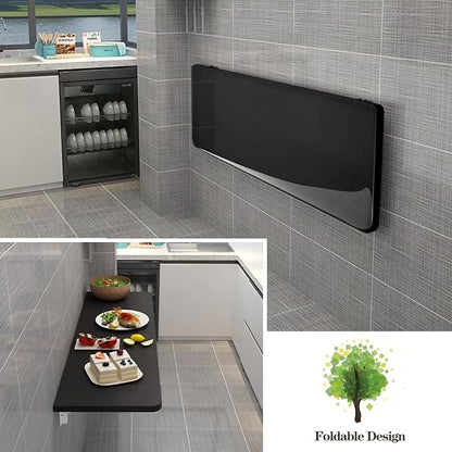 Wall Mounted Folding Table, Stainless Steel Bracket Laundry Folding Table - Image 4