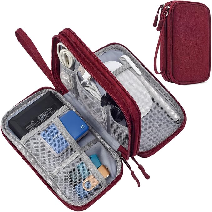 CAAORDKSO Electronic Cord Organizer Travel Case, Travel Cable Organizer Bag by Unknown