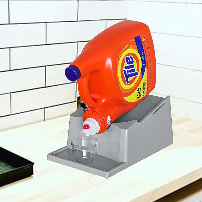 TidyFriend No-Spill Liquid Laundry Detergent Dispenser Holder, Laundry Soap - Image 5