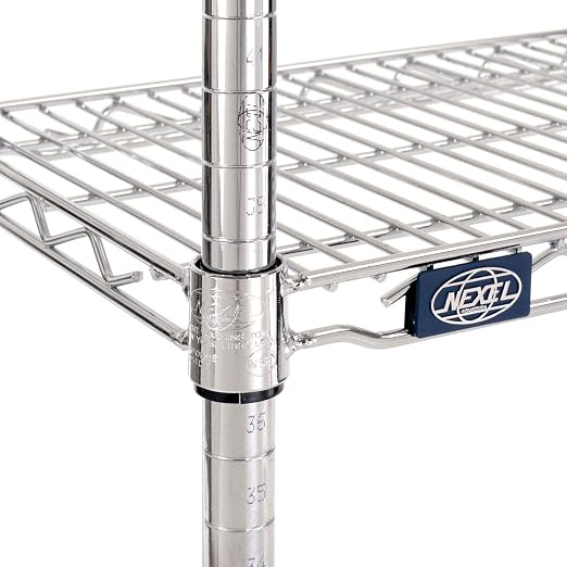 Nexel Additional Wire Shelf for Wire Shelving Units, 600-800 lb Capacity - Image 5