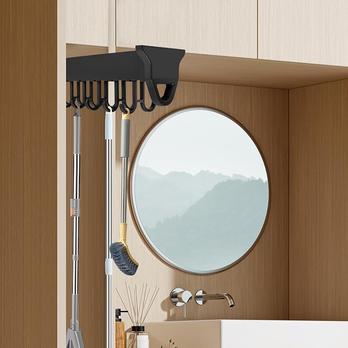 mignonnememe Pull-out Storage Rack Wall-mounted Slide Out Cabinet Shelf Hanging - Image 3