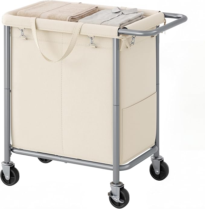 SONGMICS HOME Rolling Laundry Basket by SONGMICSHOME