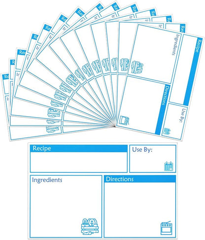 100pcs Labels for Freezer Bags Freezer Meal Labels - Image 2