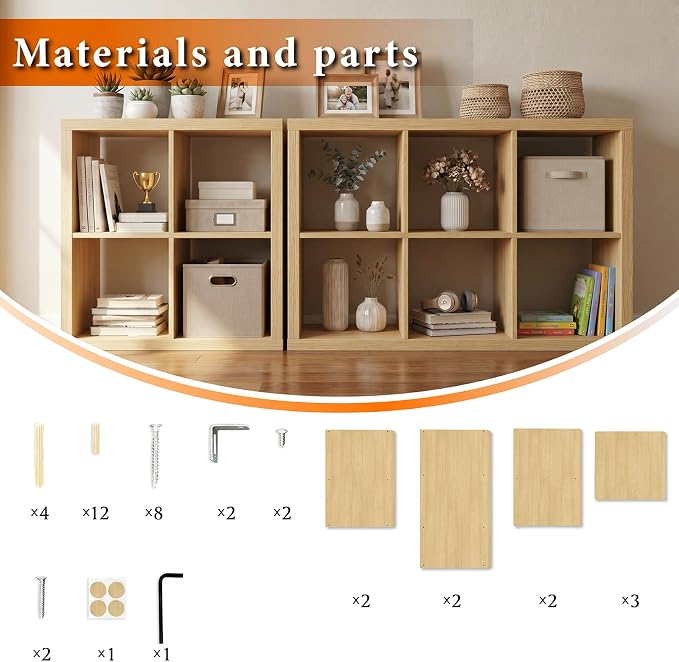 WannabeMyself【2026 Wooden Thick Frame】 6 Cube Storage Organizer - Image 8