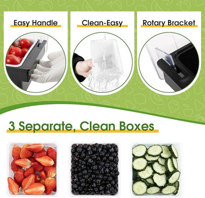 Ice Cooled Condiment Serving Container Fruit Veggie Condiment Caddy Plastic - Image 4