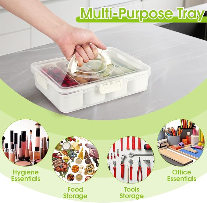 Snackle Box Container, Divided Serving Tray - Image 6