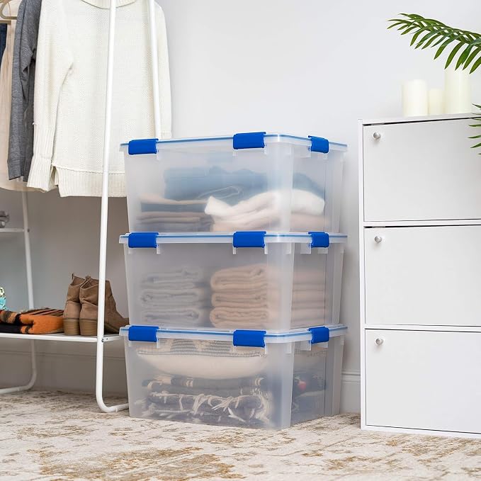 IRIS USA 3-Pack 60 Qt Storage Bins - Image 5