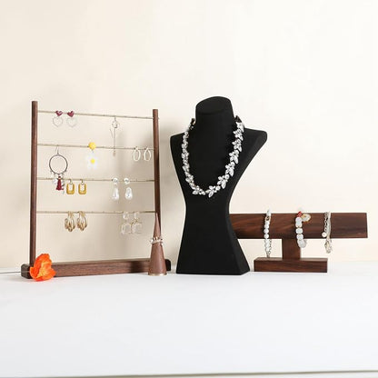 GemeShou Walnut earrings display stand - Image 8