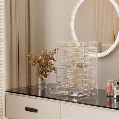 ProCase Acrylic Earrings Holder Organizer Box -Clear, 10 Layers | 158 Jewelry - Image 2
