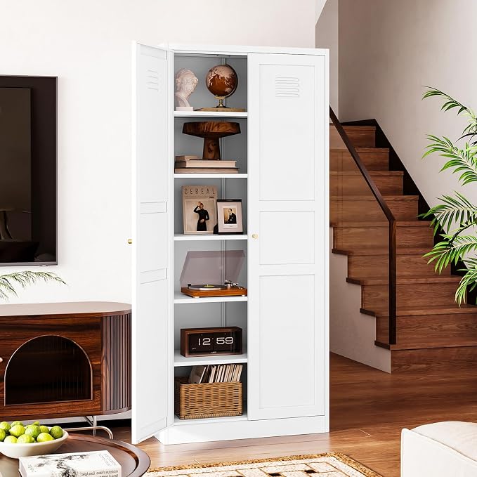 Letaya White Storage Cabinet - Image 8