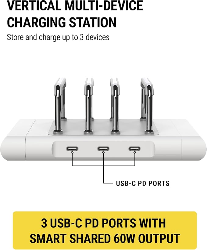 Scosche BL2MD BaseLynx™ 2.0 Vert, 60W USB-C Vertical Charging Station - Image 3