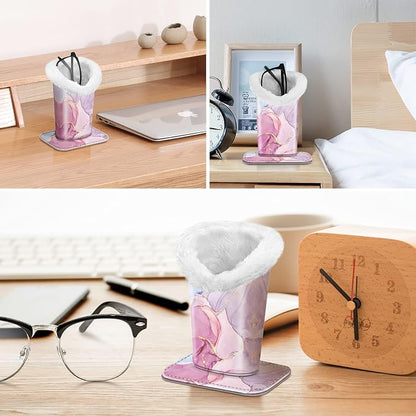 Fintie Plush Lined Eyeglasses Holder, Glasses Stand Case, Anti-scratch Glasses - Image 6