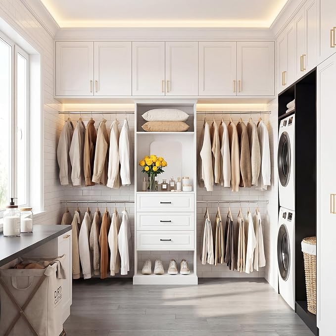 Unikito Closet System, 4FT - 9FT Closet Organizer - Image 6