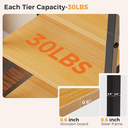 DUMOS 5-Tier Bookshelf, Modern Tall Bookcase Book Shelf | Open Storage Display - Image 6