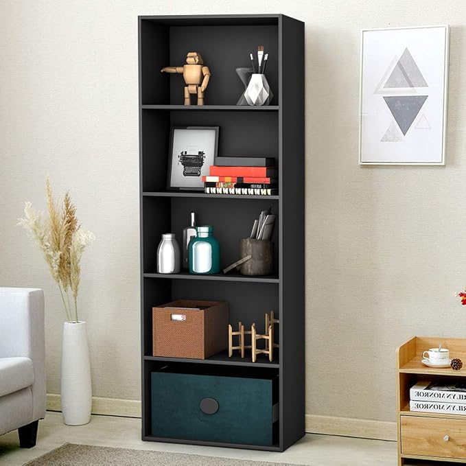 Tangkula 5-Tier Bookcase, 67” Tall Freestanding Bookshelf - Image 9
