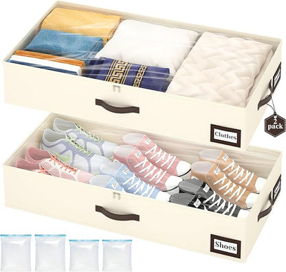 OIAHOMY 2 Pack Under Bed Storage by MasterofSpaceOptimization