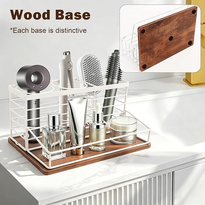 Hair Tool Organizer, Movable Hair Dryer Holder, Hair Styling Tools Storage - Image 6
