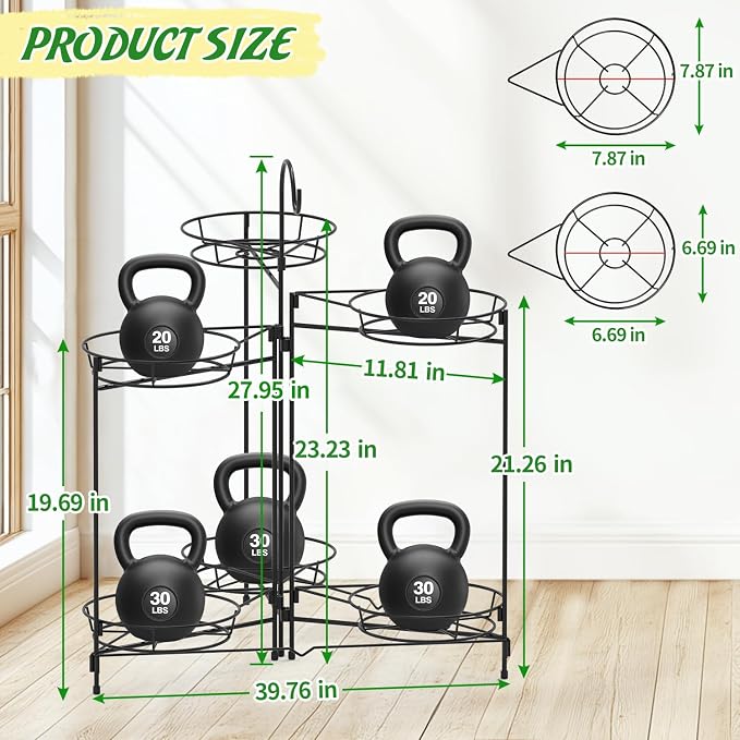 DiiKoo Heavy Duty Metal Plant Stand, Indoor Outdoor Plant Shelf & Rack - Image 5