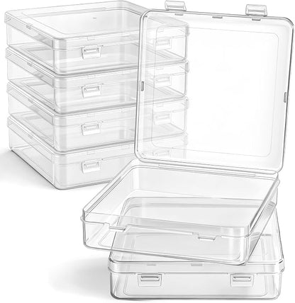 Jetec 6 Pieces Mini Plastic Clear Beads Storage Containers Box - Image 8