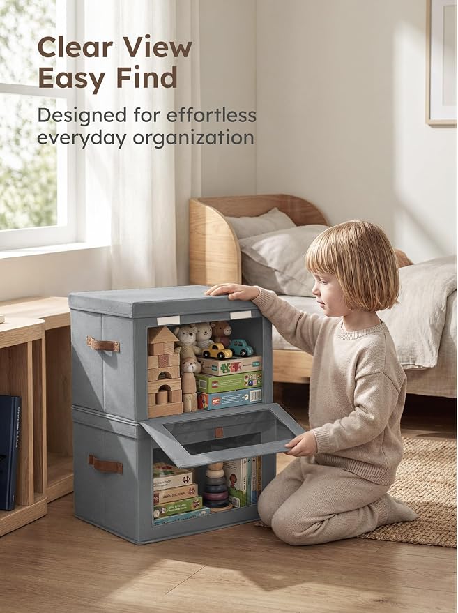 Homsorout Medium Fabric Storage bins - Image 6