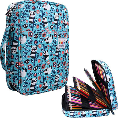 JAKAGO 220 Slots Colored Pencil Case Large Capacity Pen Holder by JAKAGO