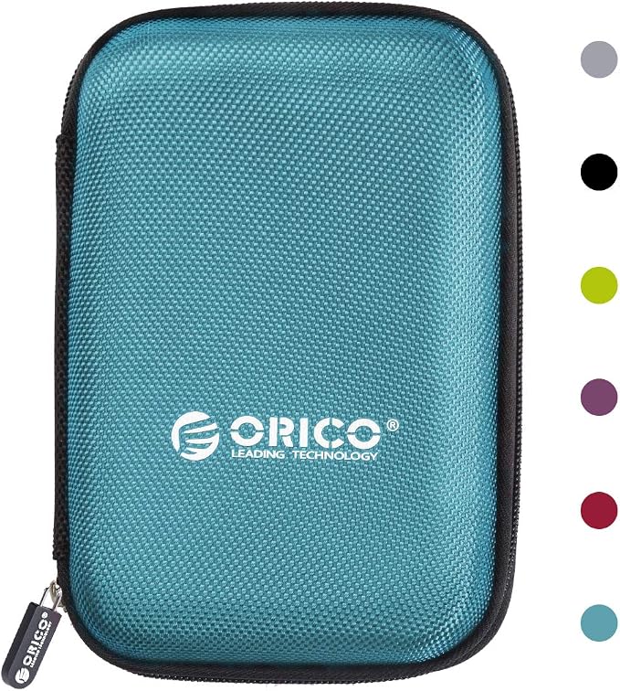 ORICO Hard Drive Case 2.5 inch External Drive Storage Carrying Bag Waterproof by ORICO