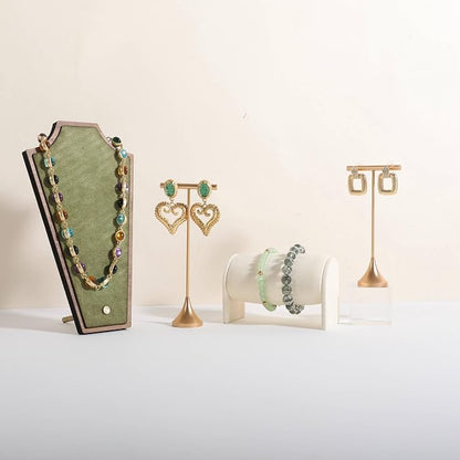 GemeShou Single Gold Earring T bar Stand, Metal earring display holder - Image 8